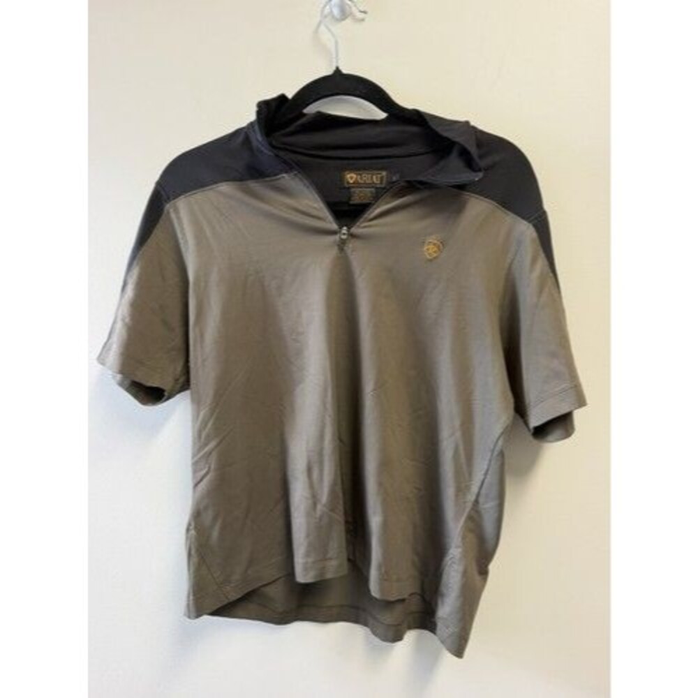 Ariat Men’s L Lightweight Colorblock 1/4 Zip Pullover Nylon/Spandex